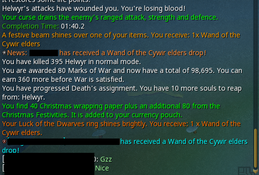 Wand of Cywir Elders newsfeed