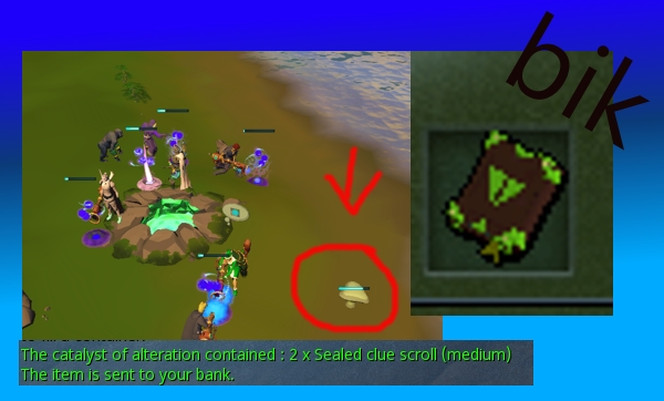 Scripture of Bik - Catalyst of Alteration spwawns near divination training area